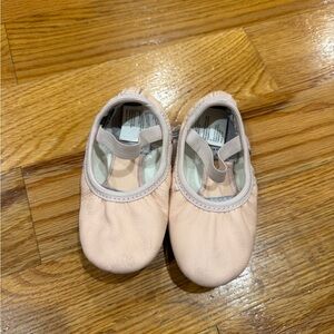 Adorable Peach Baby Ballet Shoes